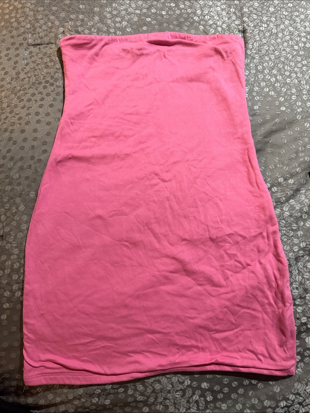 Charlotte Russe Hot Pink Strapless Tube Mini dress